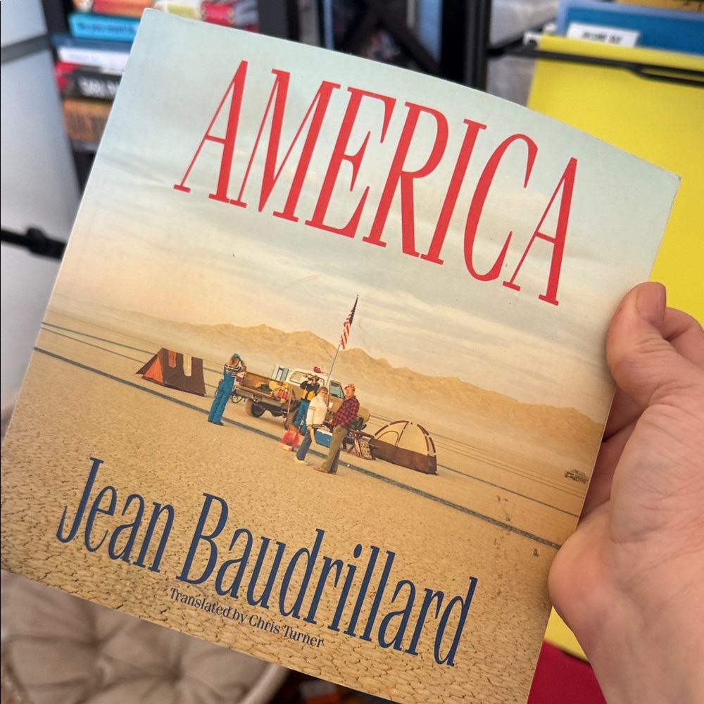 Jean Baudrillard 'America' Book